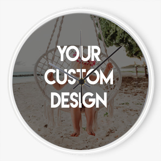 custom printed clock